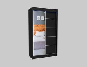 Kvalitní Šatní Skříň Makira 120 cm Černá
