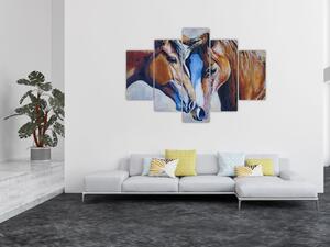 Kép - szerelmes lovak (150x105 cm)