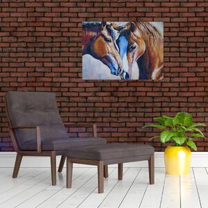 Kép - szerelmes lovak (70x50 cm)