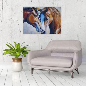 Kép - szerelmes lovak (70x50 cm)