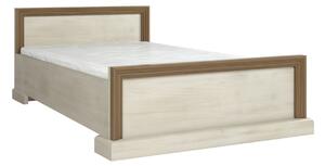 ROYAL L1 ágy 160 cm. Fehér/Tölgy