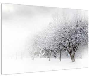 Kép - tél sikátor (90x60 cm)
