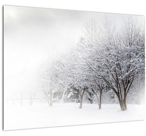 Kép - tél sikátor (70x50 cm)