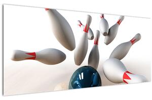 Kép - bowling (120x50 cm)
