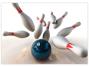 Kép - bowling (70x50 cm)