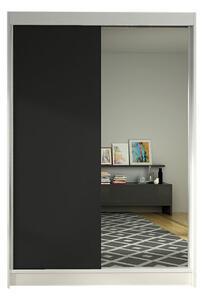 Szekrény LINO I szélessége 120 cm - fehér/fekete