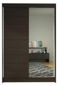 LINO I szekrény – 120 cm szélesség, csokoládé színben