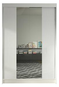 LINO II gardróbszekrény, 120 cm szélesség – fehér