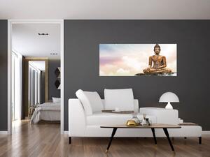 Kép - Buddha vigyáz a földre (120x50 cm)