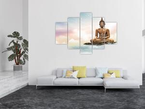 Kép - Buddha vigyáz a földre (150x105 cm)