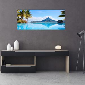 Kép - Bora-Bora, francia Polinézia (120x50 cm)