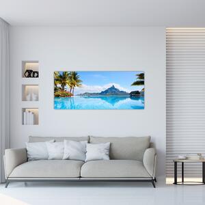 Kép - Bora-Bora, francia Polinézia (120x50 cm)