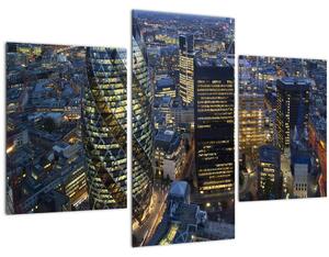 Kép - London esti panorámája (90x60 cm)