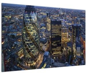 Kép - London esti panorámája (90x60 cm)