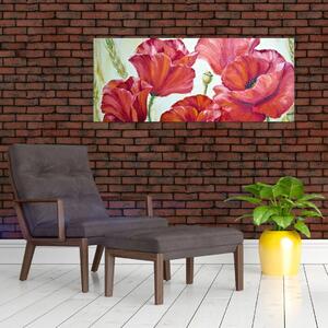 Kép - Pipacsvirágok (120x50 cm)