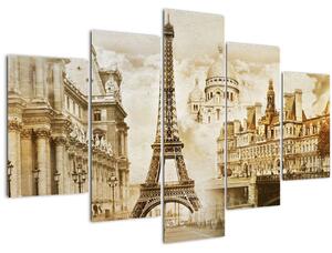 Kép - Párizsi műemlékek (150x105 cm)