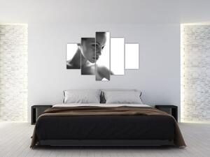 Kép - fekete-fehér portré egy nőről (150x105 cm)