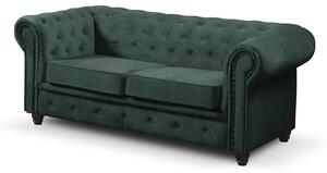 Infinity Chesterfield III kihúzható kanapé Zöld