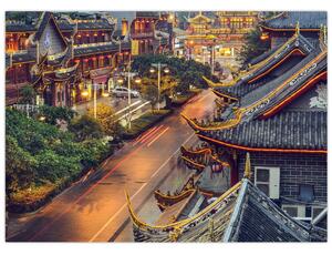 Kép - Qintai Road, Chengdu, Kína (70x50 cm)