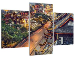 Kép - Qintai Road, Chengdu, Kína (90x60 cm)