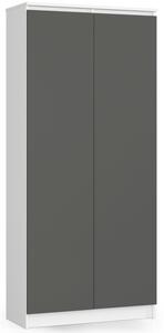 Polc R80 CLP – fehér/grafit