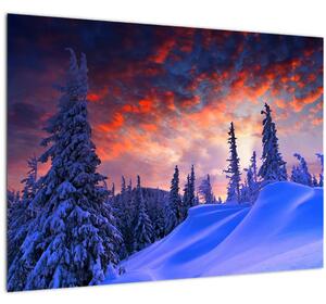 Kép - Téli szürkület (70x50 cm)