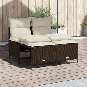 VidaXL Polyrattan Kerti Ülőgarnitúra - 4 Részes