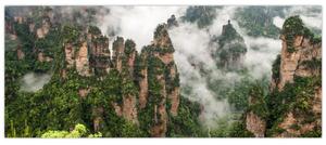 Kép - Zhangjiajie Nemzeti Park, Kína (120x50 cm)