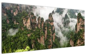 Kép - Zhangjiajie Nemzeti Park, Kína (120x50 cm)