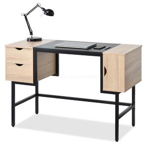 Z0ND0 PC asztal Laft (tölgy + fekete). 1109772