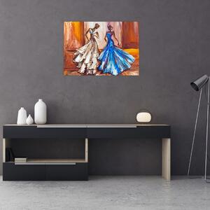 Kép - táncos, olajfestmény (70x50 cm)