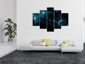 Kép - Élet az űrben (150x105 cm)