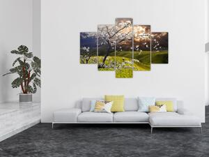 Kép - Virágzó fa az országban (150x105 cm)
