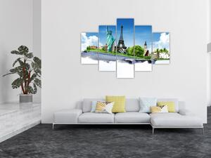 Kép - utazás a világ körül (150x105 cm)