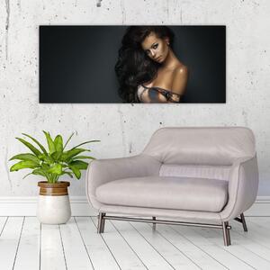 Kép - portré a csábító nőről (120x50 cm)