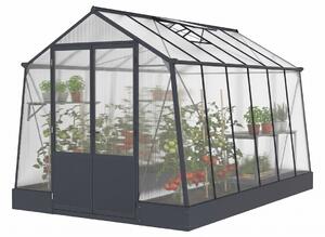 Alumínium üvegház Lilia 2,5 x 3,7 m CoverTech antracit