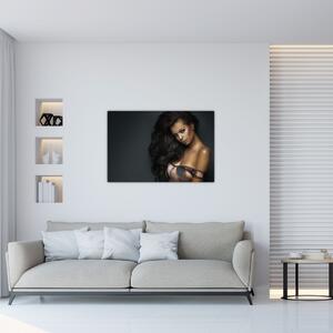 Kép - portré a csábító nőről (90x60 cm)