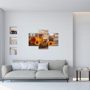 Kép - Csendélet mézes csészékkel (90x60 cm)
