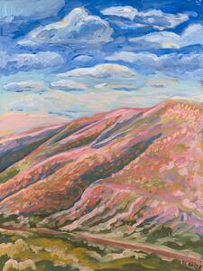 Illusztráció Colorful hills, Eleanor Baker, (30 x 40 cm)