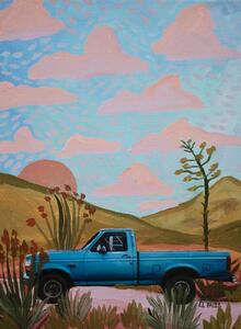 Illusztráció Chevrolet on the road II, Eleanor Baker, (30 x 40 cm)