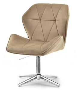 Z0ND0 Fotel Velma S (bézs + króm). 1110472