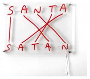 Asztali lámpa SELETTI, Santa-Satan, dimmable, Piros, Nappali, Műanyag, Dizájn