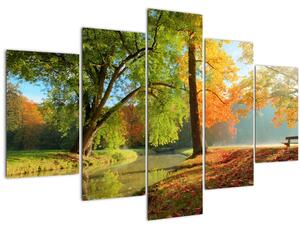 Kép - Nyugodt őszi táj (150x105 cm)