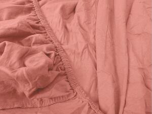 Jersey rózsaszín lepedő 180x200 cm