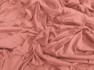 Jersey rózsaszín lepedő 180x200 cm