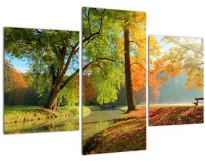 Kép - Nyugodt őszi táj (90x60 cm)
