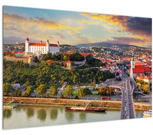 Kép - panoráma, Pozsony, Szlovákia (90x60 cm)