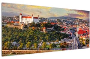 Kép - panoráma, Pozsony, Szlovákia (120x50 cm)