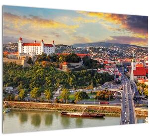 Kép - panoráma, Pozsony, Szlovákia (70x50 cm)