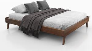 Bükkfa ágy fejtámla nélkül 140x200 Beskid 04 Diófa